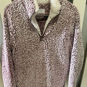 MOD Women's Cozy Pink Sherpa Fleece Pullover